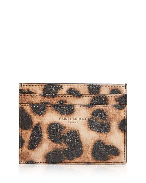 ysl card holder cheetah|ysl card holders for women.